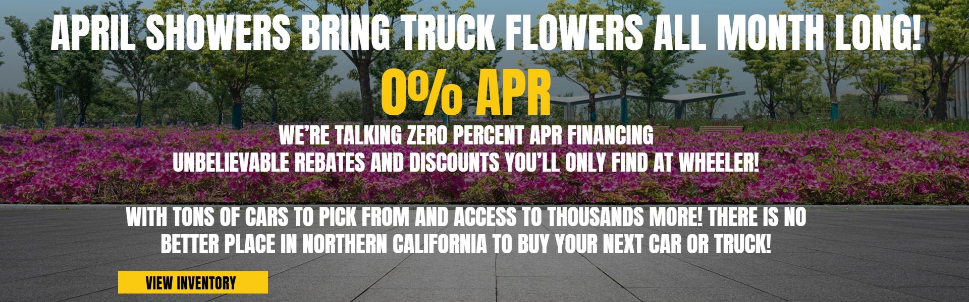 April Shower Bring Truck Flowers All Month Long!
