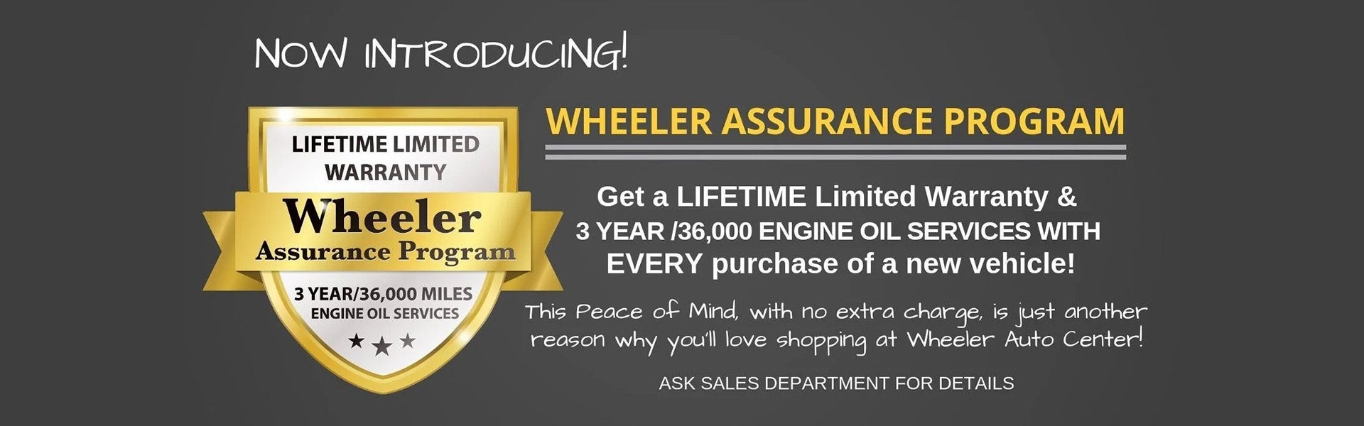 Wheeler Assurance Program at Wheeler Auto Center in Yuba City CA