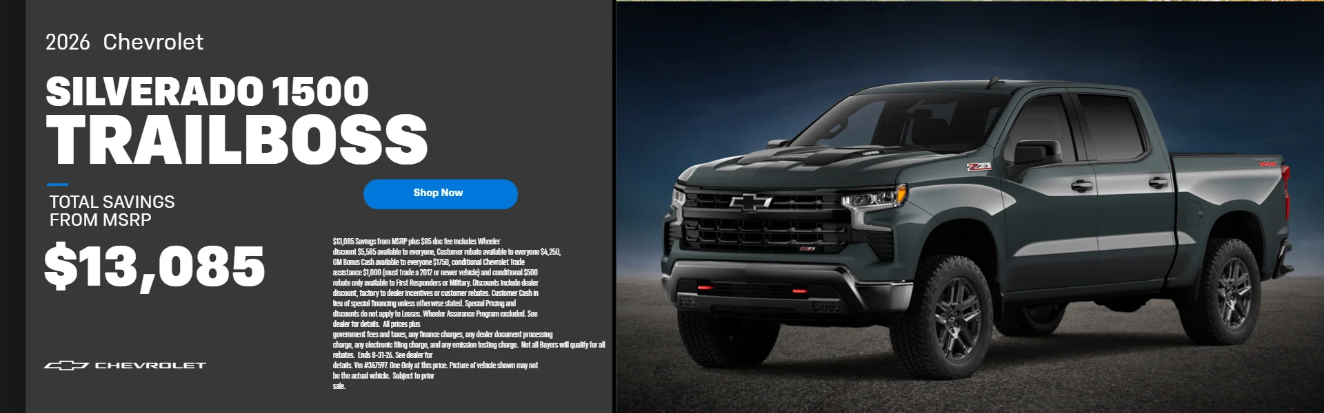 Silverado 1500Crew cab V-8 savings